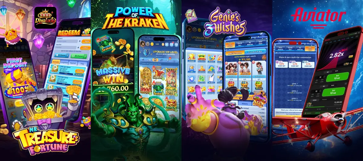 Diwa Lucky App India night desk home